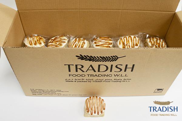 Cinnamon Rolls with Cream Cheese & Caramel 145g x 50 pcs