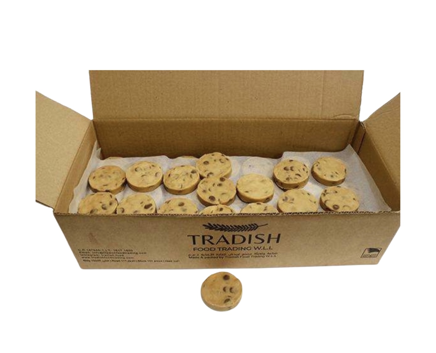 Chocolate Chip Cookie Dough 50 x 100 pcs