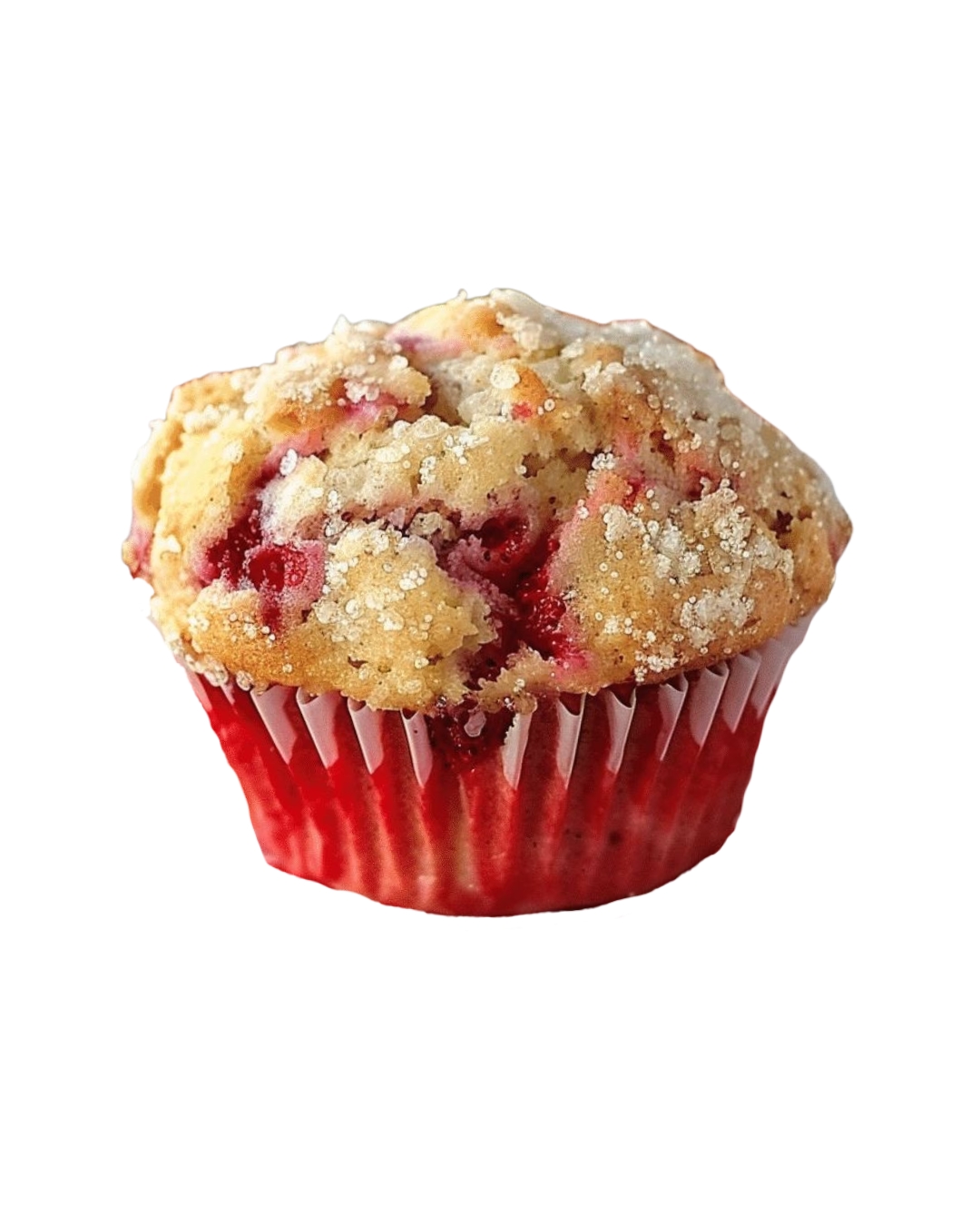 Crunchy Strawberry Muffins 130g x 25pcs